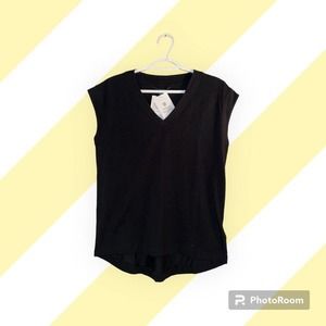 Athleta Size XS Avenue Tee Black NEW! ~Retails $54~ #657842